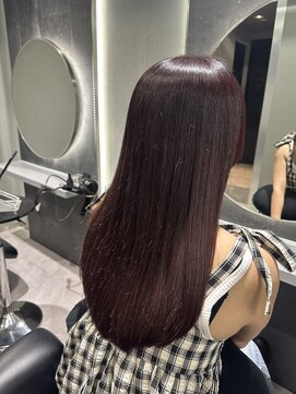 バレット 表参道(VALETTE) 艶髪ボルドーカラー