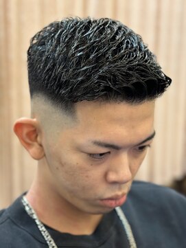 銀座マツナガ 浅草店 メンズショートパーマ/アイロンパーマ／濡れパン/スキンフェード