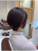 くびれショート×ピンクパープル