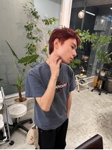 キャンバス(canvas) red×orange
