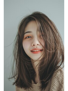 ラナ 新宿(lana) こなれミディ/レイヤーカット/大人グレージュ【lana hair/新宿】