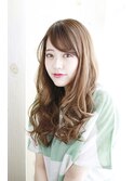 くすみベージュ/ゆるふわ巻き/ミックス巻き[横浜]