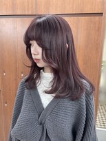 ニコ トウキョウ 渋谷(nico TOKYO)&nbsp;レッド/ワインレッド/ハイトーン/ダブルカラー/ケアブリーチ