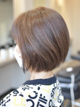 スイ(Sui) 丸みの大人ショートボブ/40代/50代/尾張旭/Sui hair design