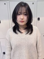 シェノン バイ アランスミシー 表参道(CHAINON by Alan smithee) ブルーブラック×ハッシュカット