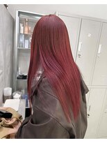 レイ(Lay.)&nbsp;【スタイリストArisa】ブリーチなしダブルカラー　レッドカラー