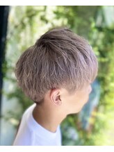 ハイトーンカラー/ブリーチ/ダブルカラーもお任せ☆アッシュ系、ベージュ系、イケてるメンズ作ります！