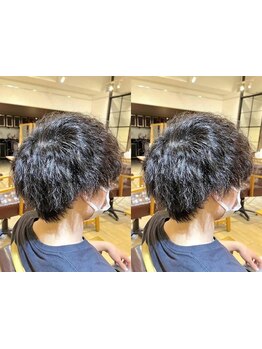 メンズカット×パーマ★ツイストスパイラル/フェザーパーマ/ニュアンスパーマ[登戸/向ヶ丘遊園/学割U24]