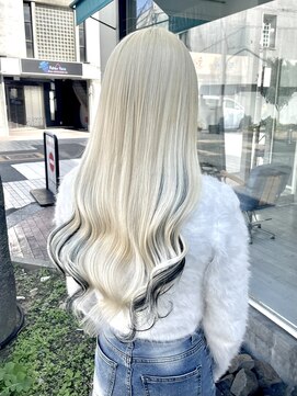 アロハナ 津店(ALOHANA) エクステ80本で作るハイトーンロング！インナーブラック☆