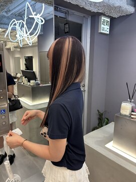 ロテ 名古屋 名駅店(Lote.) ミディアムヘア/デザインカラー/フェイスフレーミング/名古屋