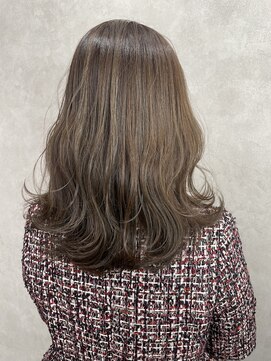 ルノン(LUNON) 暗めカラーグランマッシュデザインカラーフェイスフレーミング