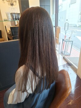 ローレン(LOREM) 暗めカラートレンドカラー×艶ロング10.19