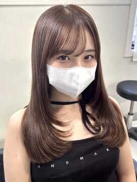 ヴェイン 渋谷(vain) 顔わまりレイヤーラベンダーベージュ