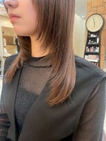 ルページ 千葉(lpage)&nbsp;髪質改善/顔周りレイヤーカット/グレージュ[千葉/千葉駅]