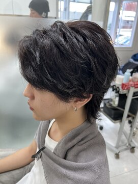 かき上げウルフ