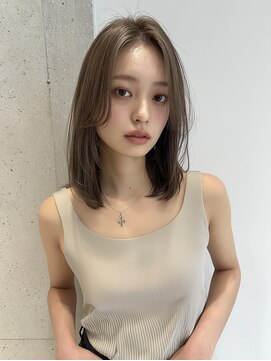 【Ｌｅ’ａ】レイヤーカット　グレージュカラー015