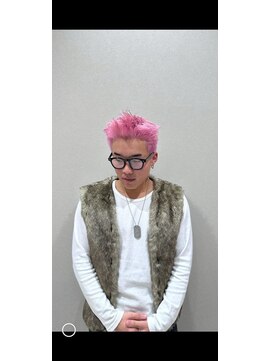 リック(Ric by KENJE) 【ハイトーン　メンズ　ピンク】