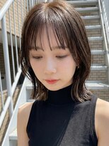 ローウェル(Rowel)&nbsp;切りっぱなしボブ/外はねボブ/前髪あり