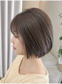 伊勢崎/着物ヘア/大人ガーリー/ダークアッシュ/似合わせカット
