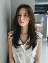サロンドアイ(salon de i)&nbsp;ナチュラルレイヤー × オリーブベージュ