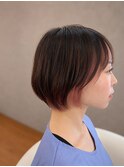 インナーカラーショートボブ
