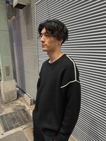 ハイセンス(HISENSE)&nbsp;メンズカットセンターパートツイストスパイラルメンズパーマGIA