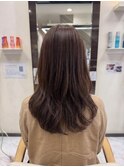 大人っぽ艶やか☆毛先ワンカールセミディ