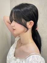 エラン トウキョウ 学芸大学店(elan tokyo)&nbsp;結んでも可愛い/顔まわりカット/レイヤーカット/艶髪