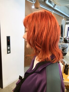 チクロヘアー(Ticro hair) 【ticro大石】オレンジ