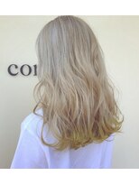 ヘアーメイク コル 和泉府中店(hair make cor) イエローグラデーション