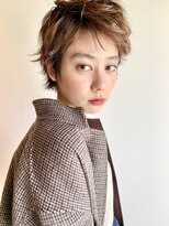 ムク 南浦和(MUKU) ラフベリーショート×アッシュミルクティー◎20代30代40代