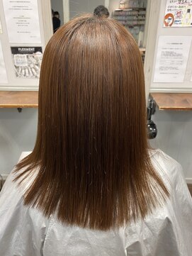 ジップ(ZIP) 髪質改善縮毛矯正　ミディアム