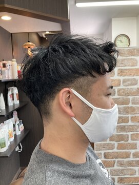 ユーシャイン(YOU SHINE) くせ毛ツーブロックメンズショート