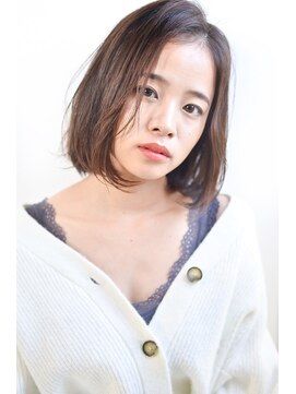 エールバイボヌール(Ere by Bonheur) 夏は濡れ髪質感の小顔ボブ♪大人も似合うボブスタイル!