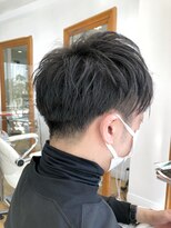 ヘッズ 本八幡店(HEADS)&nbsp;かき上げヘア　ニュアンスマッシュ　サイドパート　韓国マッシュ