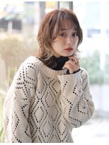 リップス デリコ(LIPS derico)&nbsp;【LIPSderico/鈴木初穂】ミディアムレイヤー×シースルーバング