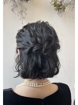 シャンプーボーイ セントラル 博多(SHAMPOO BOY central)&nbsp;ふわふわ☆ハーフアップ