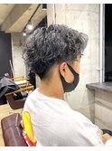 -波巻きパーマ-