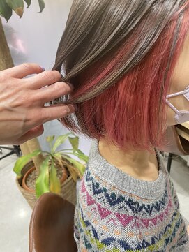 ダブル(W) 【hair salon W】インナーカラー