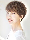 大人マッシュショート／丸みショート／イメチェン／30代40代50代
