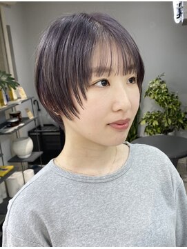ヴェイン 渋谷(vain) 大人くびれショート 20代30大丈夫おすすめ ラベンダーグレージュ