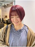 【 ito / 梅田 】ピンクカラー×ショートヘア