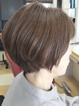 ヘアークリアー 春日部 大人可愛いショートボブ/ボリュームup/前髪あり/30代40代50代