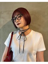 オルティ(OLTI)&nbsp;《OLTI》ラインボブ×ワインレッド