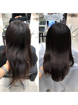 リラエ(North Lyrae) 艶髪縮毛矯正Before/After