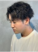 ツイストスパイラルパーマメンズパーマ群馬県高崎市パーマ眉毛