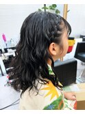【ヘアセット】 編み込みカチューシャ 茅ヶ崎ヘアセット