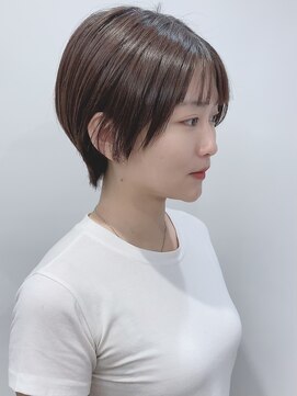 モリオフロムロンドン 松戸店(Morio from London) 【松戸 岩口】耳かけシースルーバングマッシュショート