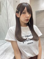 ロンド マーレ 天神大名店(Lond mare)&nbsp;ロングヘア/グレージュカラー/ココアベージュ/黒髪カタログ