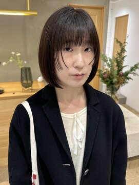 ローレンアオ(LOREN AO) 前髪/アンブレラカラーになれミディ/イメチェン/ウェーブパーマ